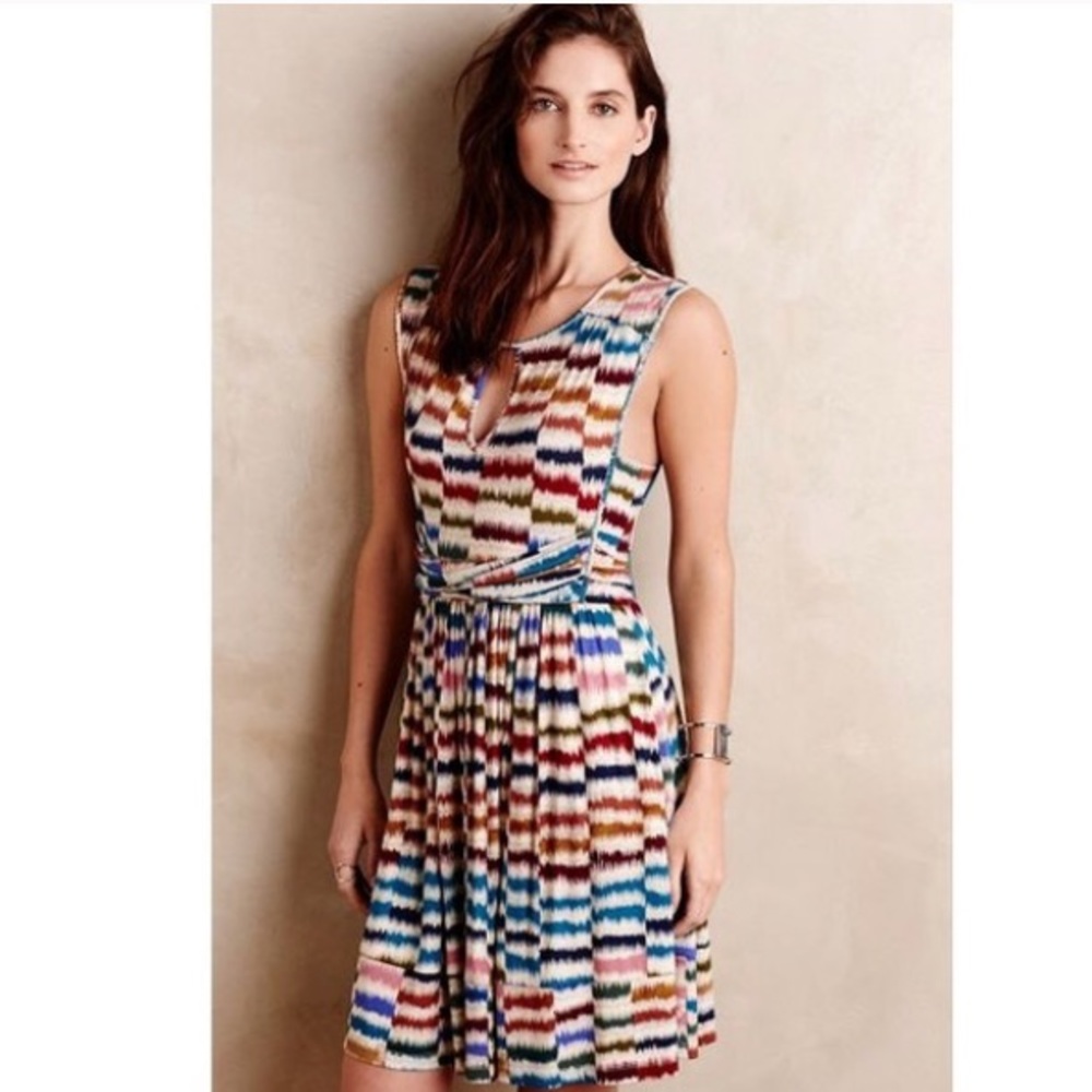 Anthropologie Maeve Colorful Dress